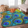 Peacock Feather Hn2709139R Rug Carpet Area Rug For Living Room Bedroom Rug Home Decor