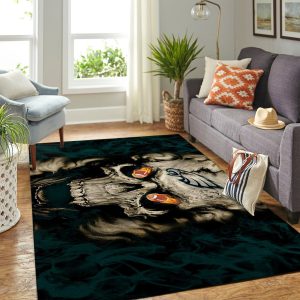 Philadelphia Eagles Skull Living Room Area Rug Rugs For Living Room Area Rug For Living Room Bedroom Rug Home Decor