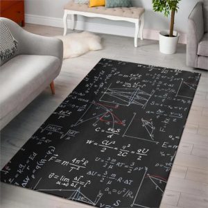 Physic Formula Area Rug Rugs For Living Room Rug Home Decor Area Rug For Living Room Bedroom Rug Home Decor