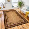 Pinecones And Plaid Cabin Area Rug Rustic Cabin & Lodge Area Rug Room Decor Rug