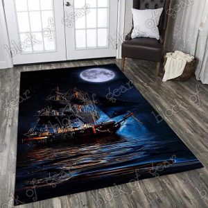 Pirate Ship Living Room Rug Pn41Rb