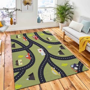 Play Carpet Childrens Playroom Playground Area Carpet Rug Kids Rug Room Decor