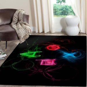 Playstation Area Rug Gaming Floor Ny83371 Rug Carpet Area Rug For Living Room Bedroom Rug Home Decor