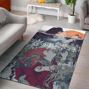 Ponyo Cliff Studio Ghibli Area Rug Carpet Area Rug For Living Room Bedroom Rug Home Decor