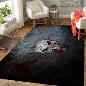 Punisher Area Rug Movie Floor Yb92529 Rug Carpet Area Rug For Living Room Bedroom Rug Home Decor