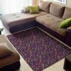 Purple Bohemian Dream Catcher Area Rug Bohemian Rug Floor Decor