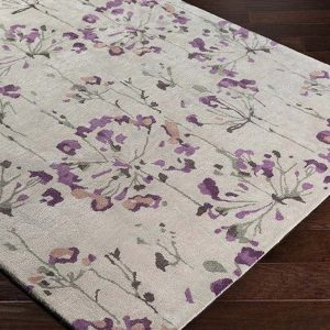 Purple Floral Clt1610175A Rug Carpet Area Rug For Living Room Bedroom Rug Home Decor