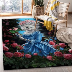 Queen Marie Cat Of France Area Rug Carpet Living Room Rug Us Gift Decor Area Rug For Living Room Bedroom Rug Home Decor