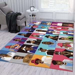 Rapper All Area Rug For Christmas Living Room Rug Us Gift Decor Area Rug For Living Room Bedroom Rug Home Decor