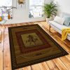 Rawhide Western Rug Rustic Cabin & Lodge Area Rug Living Room Rug