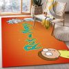 Rick And Morty Rug Living Room Rug Christmas Gift Decor Area Rug For Living Room Bedroom Rug Home Decor