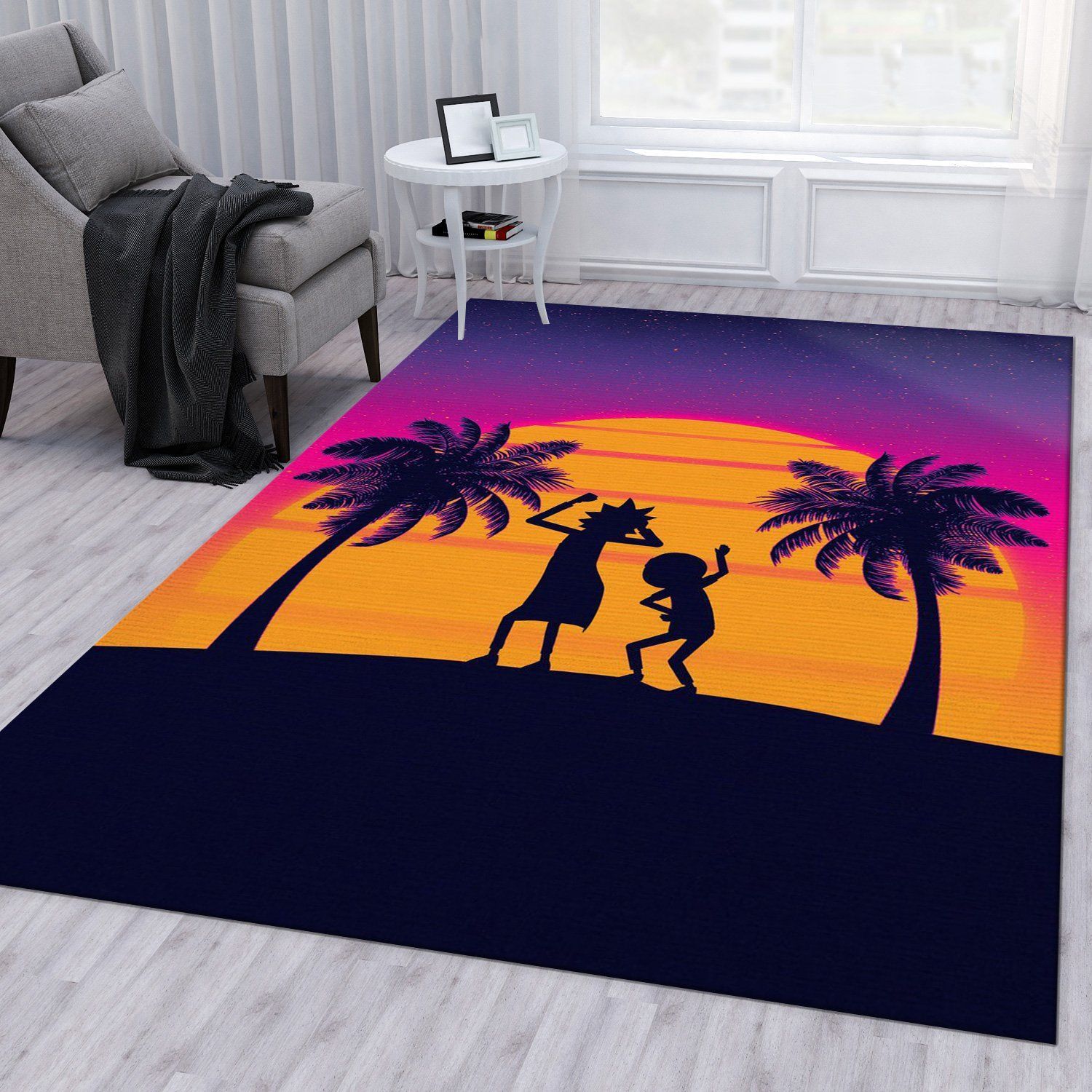 Rick And Morty Sunset Christmas Gift Rug Bedroom Rug Floor Decor Home Decor Area Rug For Living Room Bedroom Rug Home Decor Rick And Morty Sunset Christmas Gift Rug Bedroom Rug Floor Decor Home Decor Area Rug For Living Room Bedroom Rug Home Decor