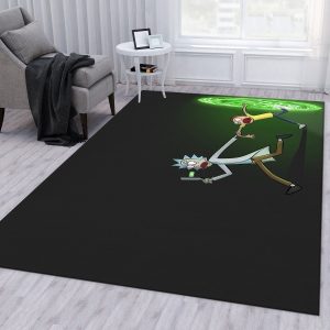 Rick And Morty Ver3 Rug Living Room Rug Us Gift Decor Area Rug For Living Room Bedroom Rug Home Decor
