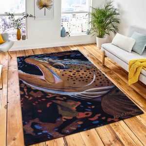 Rising Brookie Area Rug Rustic Cabin & Lodge Area Rug Home Decor Rug