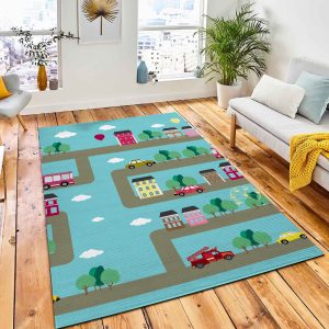 Roads Map Seamless Carpet Rug Nursery Rug Home Decor