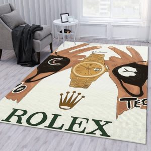 Rolex V4 Area Rug For Christmas Living Room Rug Floor Decor Home Decor Area Rug For Living Room Bedroom Rug Home Decor