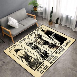 Samurai Be Strong Be Brave Be Humble Be Badass Aak446 Area Rug For Living Room Bedroom Rug Home Decor