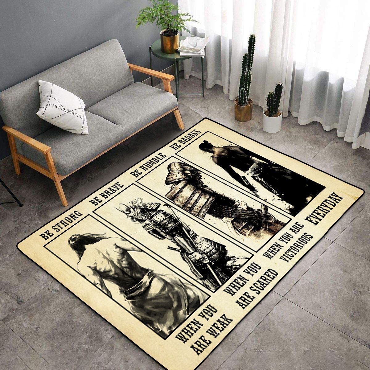 Samurai Be Strong Be Brave Be Humble Be Badass Aak446 Area Rug For Living Room Bedroom Rug Home Decor Samurai Be Strong Be Brave Be Humble Be Badass Aak446 Area Rug For Living Room Bedroom Rug Home Decor