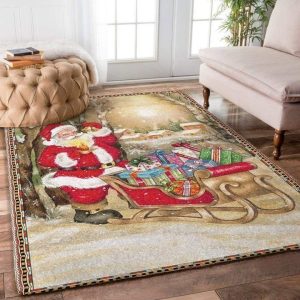 Santa Claus Nn0910107M Rug Home Decoration – Floor Decor The Us Decor