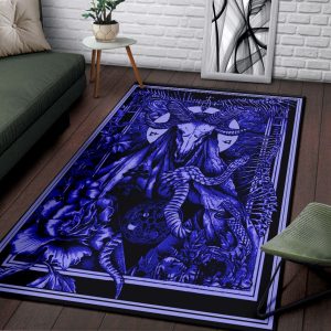 Satanic Area Rug Living Room Rug