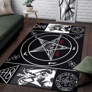 Satanic Rug Living Room Rug
