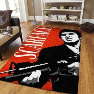 Scarface Area Rug Carpet Tony Montana Movie Home Decor Area Rug For Living Room Bedroom Rug Home Decor