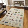 Seinfeld Area Rug Floor Decor Area Rug – Home Decor – Bedroom Living Room Decor