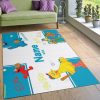 Sesame Street Sport Area Rug Living Room Rug Family Gift Decor Area Rug For Living Room Bedroom Rug Home Decor