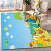 Sesame Street Walk Area Rug For Christmas Bedroom Rug Family Gift Decor Area Rug For Living Room Bedroom Rug Home Decor