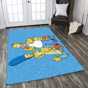 Simpson Family Area Rugs Living Room Carpet Christmas Gift Floor Decor The Us Decor