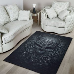 Skull 3D Rug Fabric Skull Living Room Rug