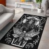Skull Bee Death Rug Stylish Design Living Room Rug
