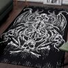 Skull Demon Octopus Area Rug Gothic Home Decor