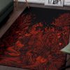 Skull Demon Satanic Unholy Lust Area Rug Awesome New Flames Of Hell Color Gothic Home Decor