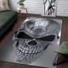 Skull Metal Rug For Living Room Living Room Rug