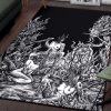 Skull Satanic Demon Unholy Lust Area Rug Gothic Home Decor