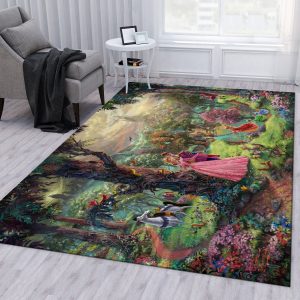 Sleeping Beauty Christmas Gift Rug Living Room Rug Floor Decor Home Decor Area Rug For Living Room Bedroom Rug Home Decor