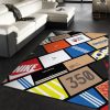 Sneaker Boxes Rectangle Rug Living Room Rug Christmas Gift Decor Area Rug For Living Room Bedroom Rug Home Decor