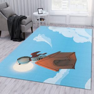 Snoopy Fly Rug Bedroom Rug Family Gift Decor Area Rug For Living Room Bedroom Rug Home Decor