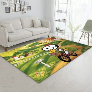 Snoopy Ver5 Rug Bedroom Rug Christmas Gift Decor Area Rug For Living Room Bedroom Rug Home Decor