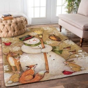 Snowman Rug Home Decoration – Floor Decor The Us Decor