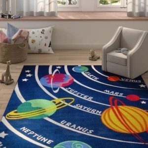 Solar System Clp0810089Tm Rug Carpet Area Rug For Living Room Bedroom Rug Home Decor