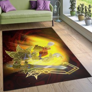 Sonic Knight Area Rug Living Room Rug Family Gift Decor Area Rug For Living Room Bedroom Rug Home Decor