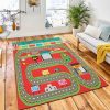 Sport Car Racing Track Play Area Rug Carpet Kid Play Rug Home Decor