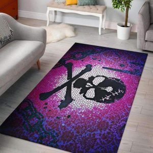 Spotlight Premium Skull Area Rug Carpet Area Rug For Living Room Bedroom Rug Home Decor