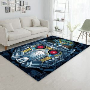 Star Lord Helmet Rug Bedroom Rug Christmas Gift Decor Area Rug For Living Room Bedroom Rug Home Decor