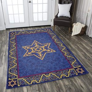 Star Of David Hn2907080 Tdt Rug Carpet Area Rug For Living Room Bedroom Rug Home Decor
