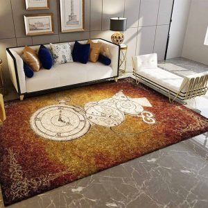 Steampunk Mouse Hvt1708033 Rug Carpet Area Rug For Living Room Bedroom Rug Home Decor