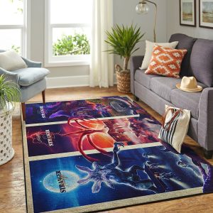 Stranger Things Area Area Rug – Home Decor – Bedroom Living Room Decor