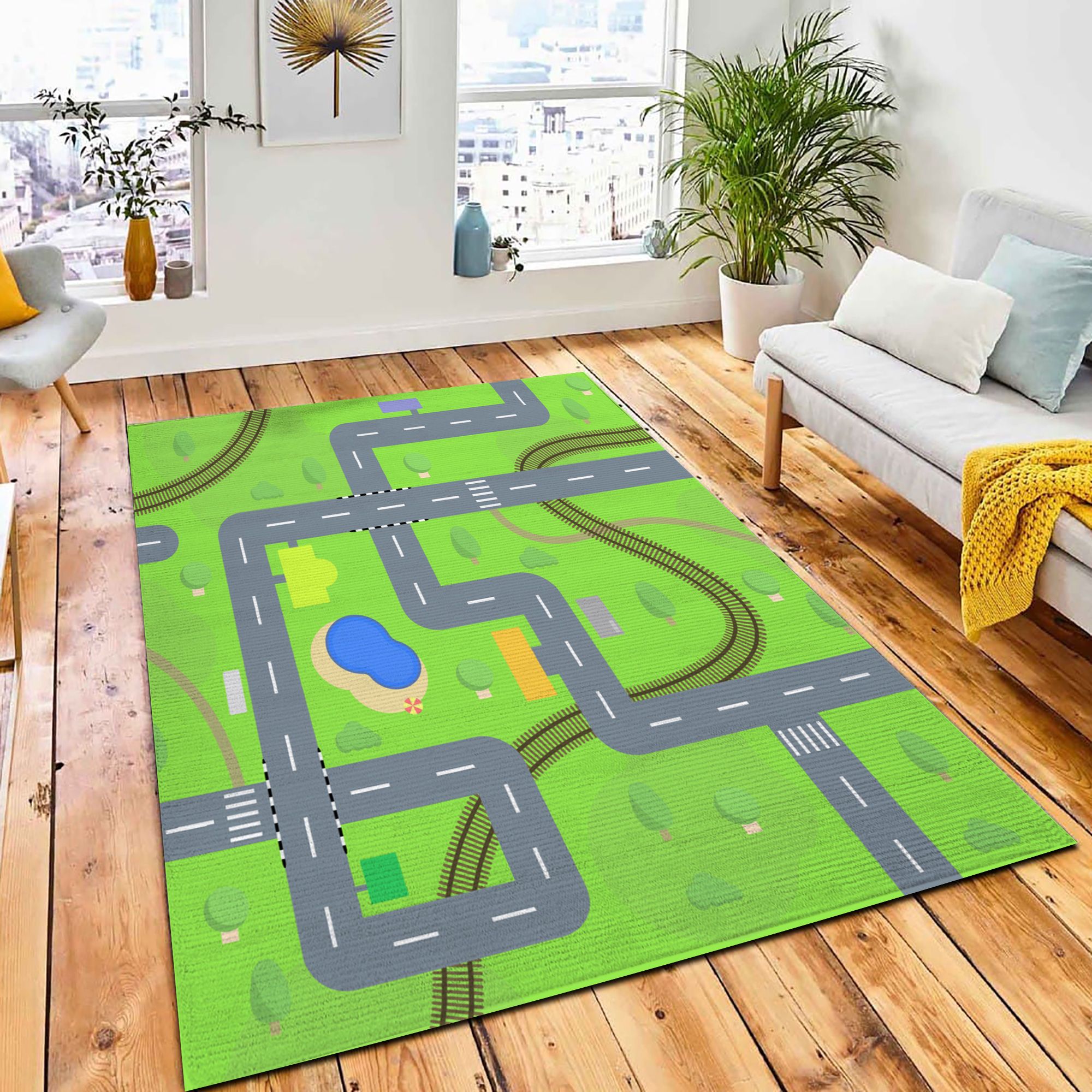 Streets Seamless Pattern Asphalt Roads Rug City Rug Room Decor Streets Seamless Pattern Asphalt Roads Rug City Rug Room Decor